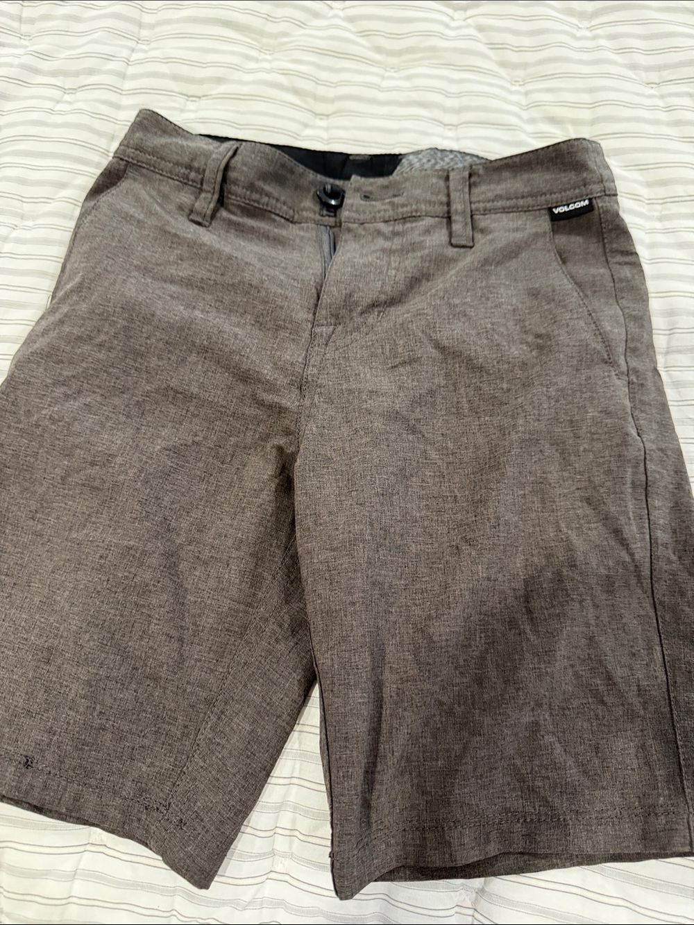 Volcom Brown Heathered Boys' Shorts